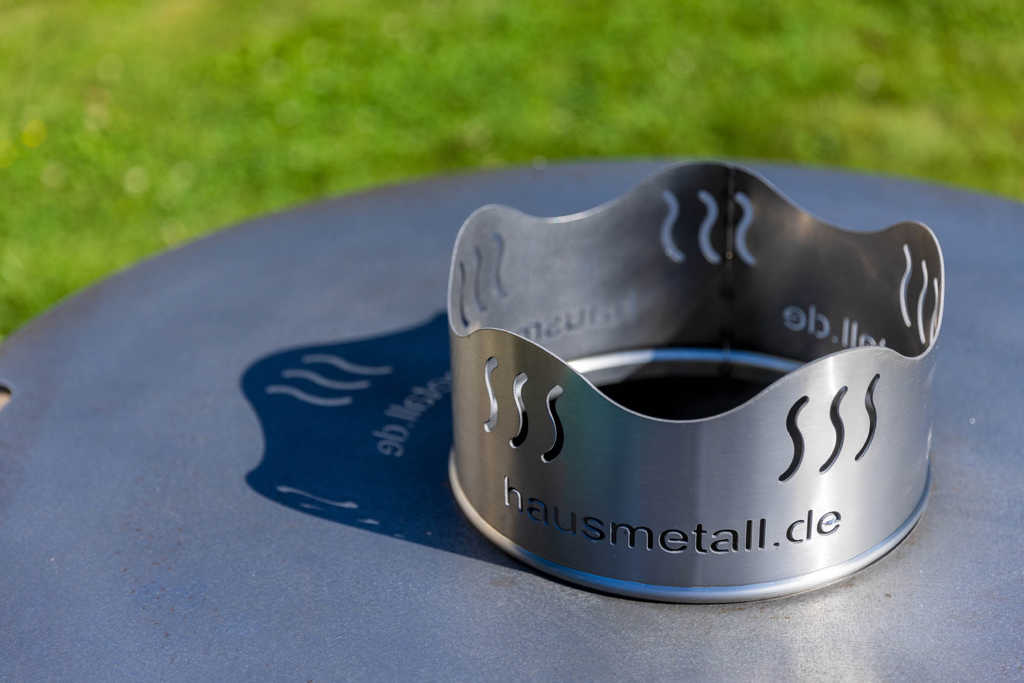 Planchagrill aus Edelstahl SMOKING HOT GRILLMASTER